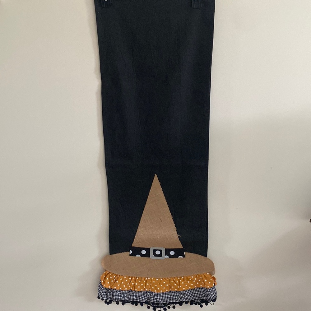 Mud Pie Witch Hat Halloween Table Runner